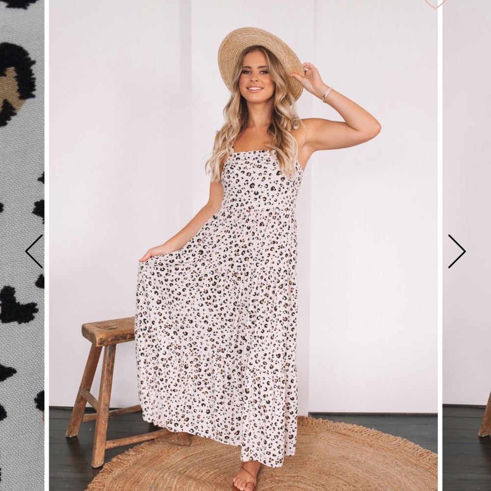 Leopard print dress